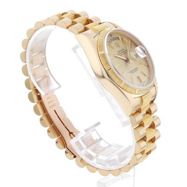 18078 シャンパン ROLEX（ロレックス）デイデイト バーク 中古