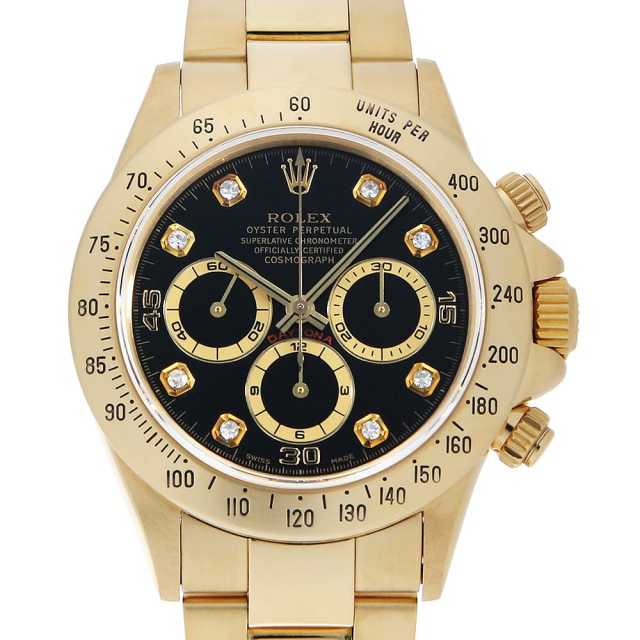 16528G ブラック ROLEX（ロレックス）コスモグラフ デイトナ 8P