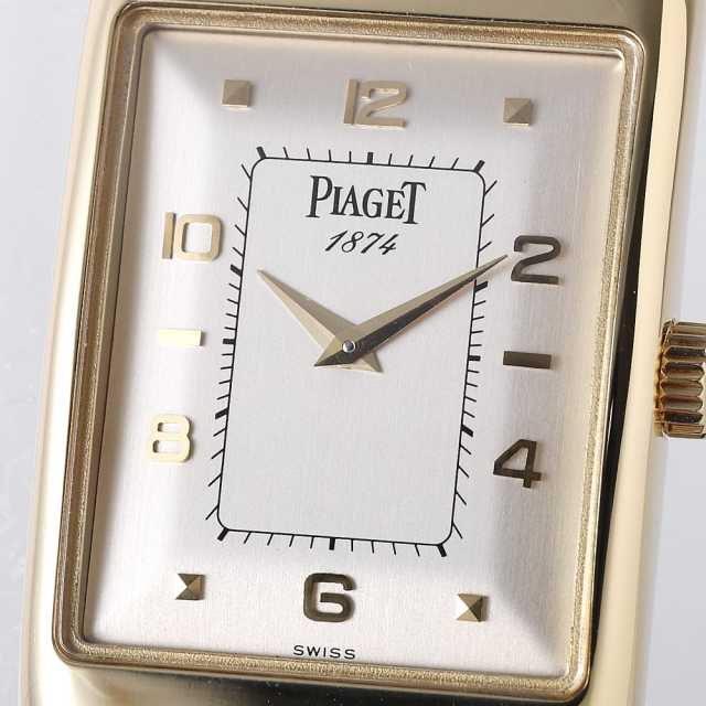 ていページ SOLD) PIAGET 90952 18K Mens/Unisex Rectangle a L'Anchenne
