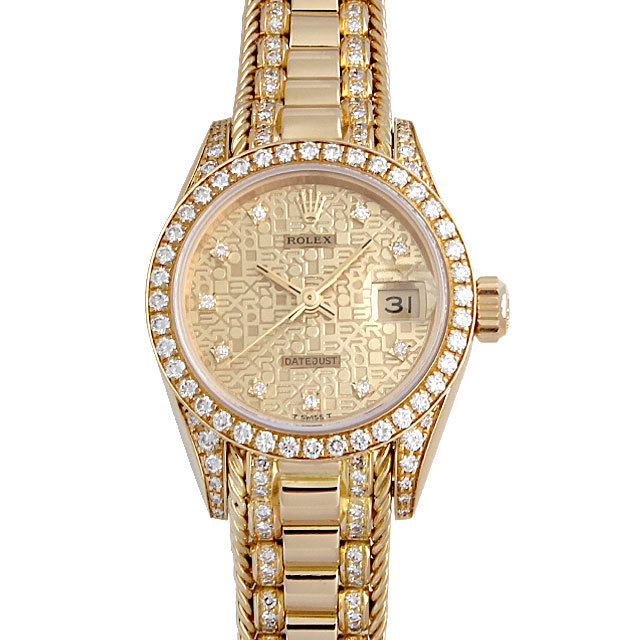 正規品　ROLEX デイトジャスト 69158G ロレックス(ROLEX) デイトジャスト ベゼルブレスダイヤ