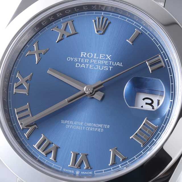 126300 ブルー ROLEX（ロレックス）デイトジャスト41 中古 | 東京  