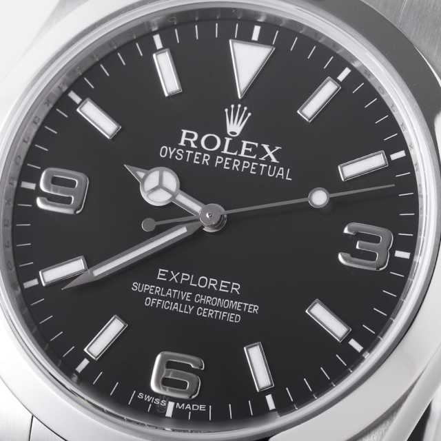 214270 ブラック ROLEX（ロレックス）エクスプローラーI 前期型 