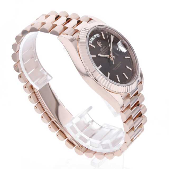 iMac【美品】 未使用)ROLEX ロレックス デイデイト 40 228235 チョコレート