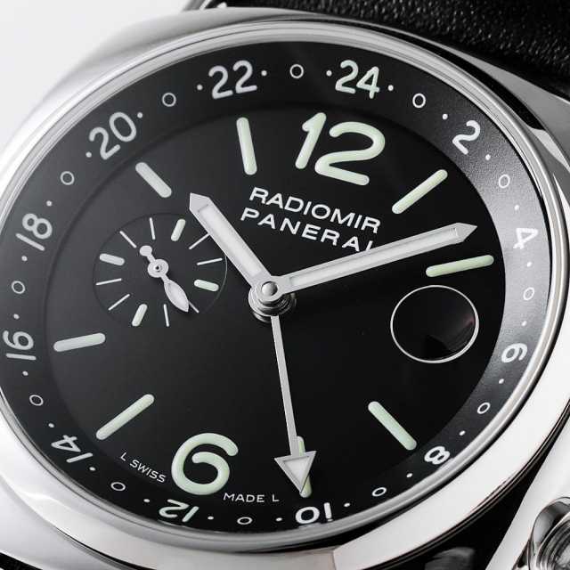 PAM00184 ブラック PANERAI（パネライ）ラジオミール GMT 中古