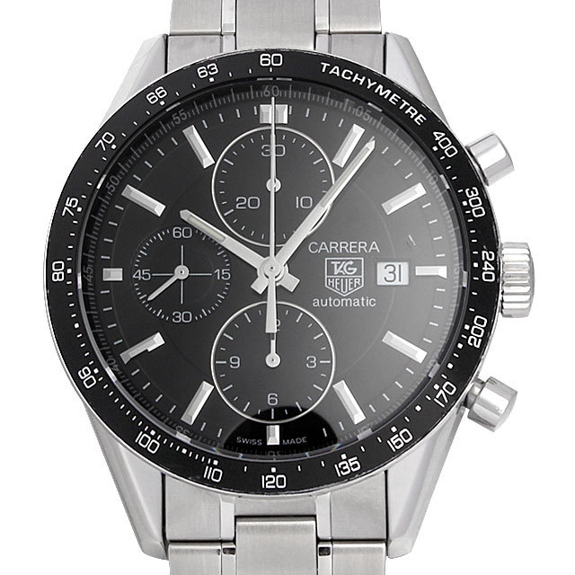 タグホイヤー カレラ タキメーター クロノグラフ CV201E.BA0786 中古 メンズ