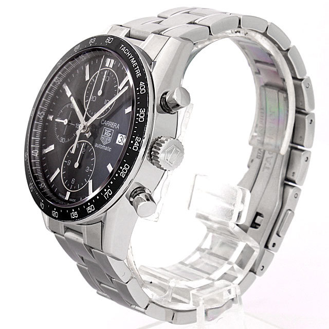 タグホイヤー カレラ タキメーター クロノグラフ CV201E.BA0786 中古 メンズ