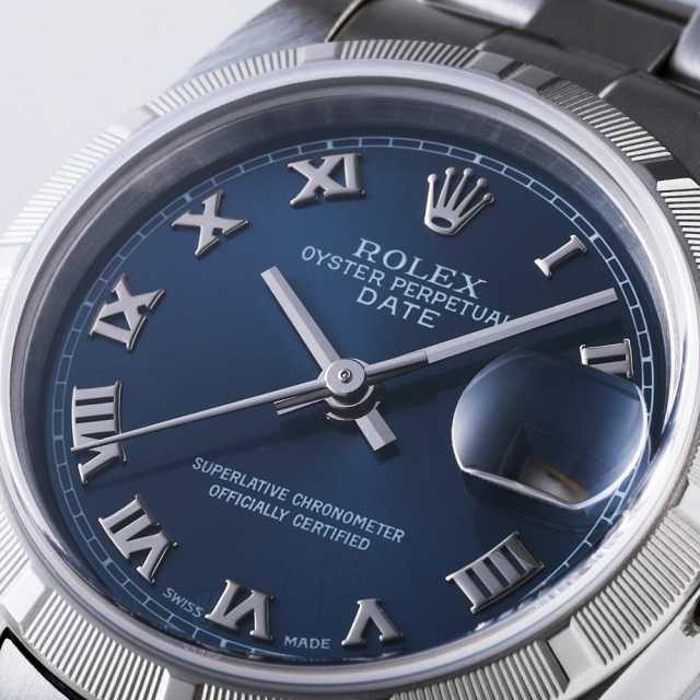 79190 ブルー ROLEX（ロレックス）オイスターパーペチュアルデイト  