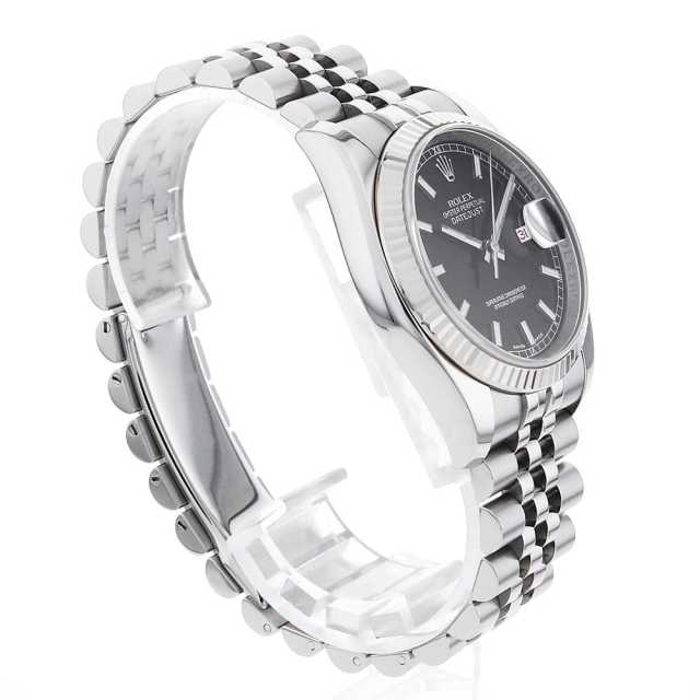 ロレックス 正規ジュビリーブレス 116234 中古)ROLEX ロレックス デイトジャスト 116234 ホワイトローマ