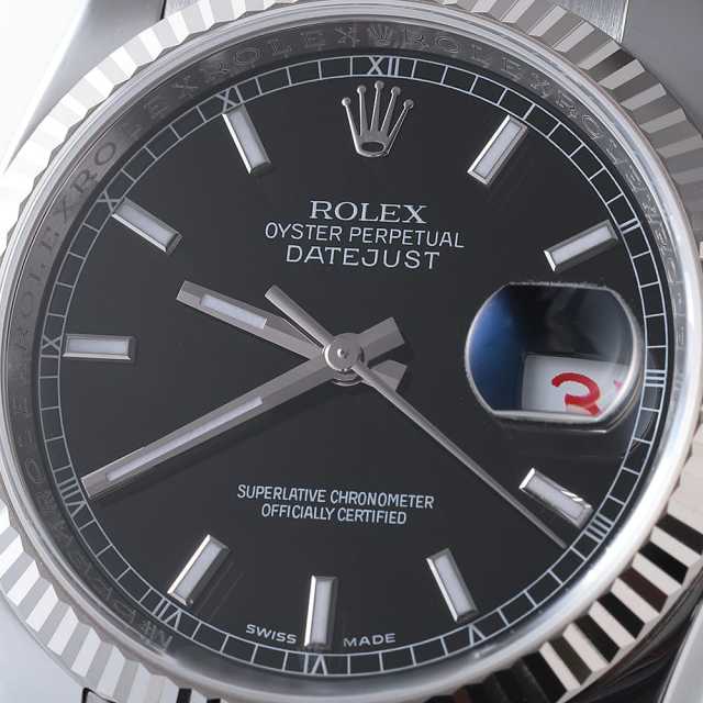 116234 ブラック ROLEX（ロレックス）デイトジャスト 中古