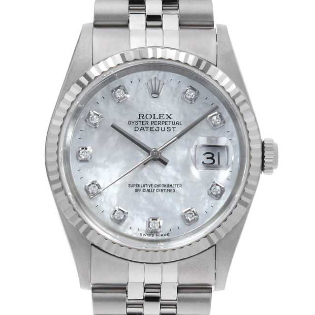 メンズ デイトジャストタイプ オイスタータイプ シルバー 126234 シルバー ROLEX（ロレックス）デイトジャスト36 VI/IX