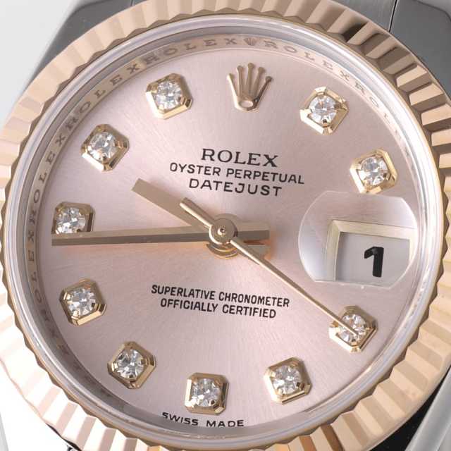 179171G ピンク ROLEX（ロレックス）デイトジャスト 10Pダイヤ 中古