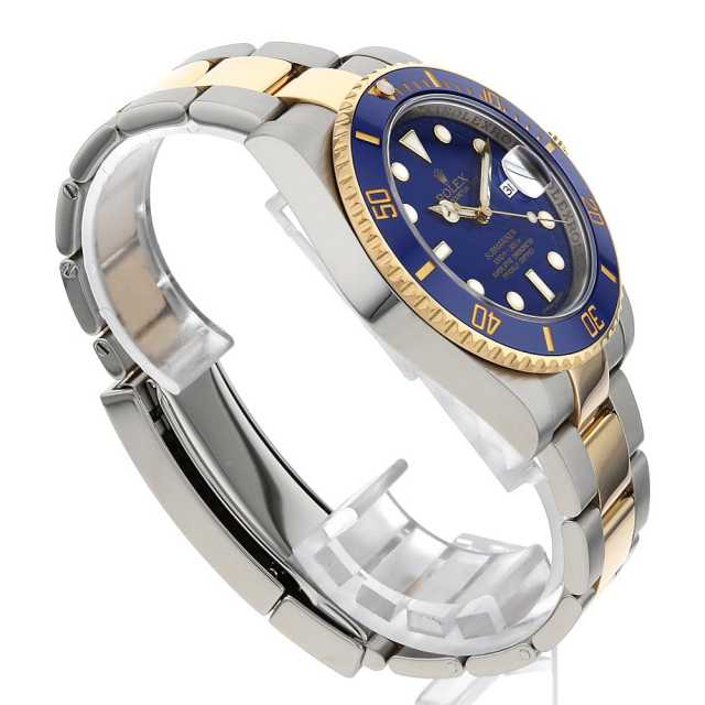 ブルー白一枚 116613LB ブルー ROLEX（ロレックス）サブマリーナ デイト 中古