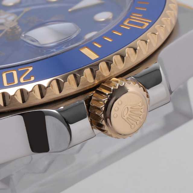 ブルー白一枚 116613LB ブルー ROLEX（ロレックス）サブマリーナ デイト 中古