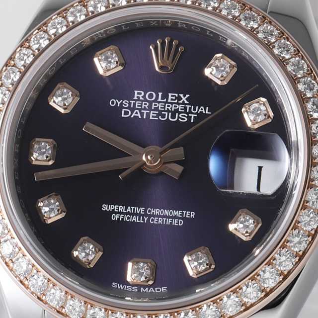 ロレックス デイトジャスト 279381RBR レディース 中古