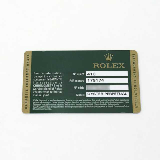 ロレックス デイトジャスト 179174G レディース 中古