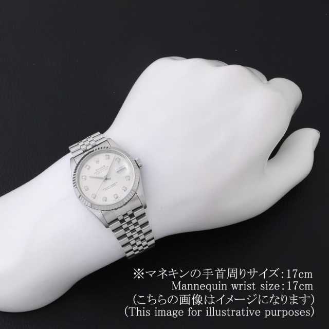 16234G シルバー ROLEX（ロレックス）デイトジャスト 10Pダイヤ 中古