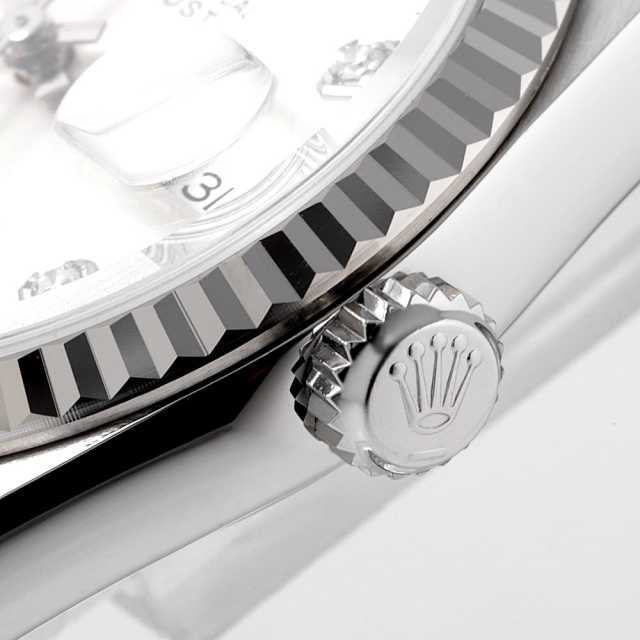 16234G シルバー ROLEX（ロレックス）デイトジャスト 10Pダイヤ 中古