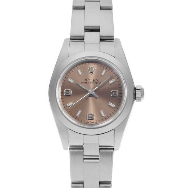 ROLEX ロレックス/オイスター・パーペチュアル・レディース/Y番/76080/Y97**********/SAランク/94【中古】 76080 ピンク ROLEX（ロレックス）オイスターパーペチュアル 中古