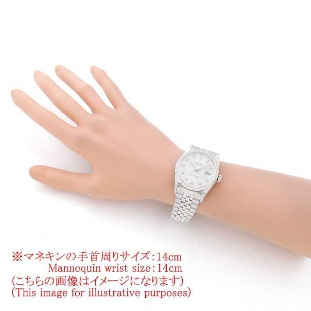 16234G シルバー ROLEX（ロレックス）デイトジャスト 10Pダイヤ 中古