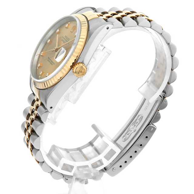 16233G シャンパン ROLEX（ロレックス）デイトジャスト 10Pダイヤ 中古