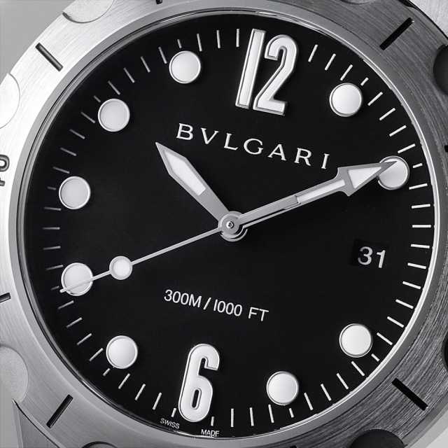 ブルガリ   ディアゴノプロフェッショナル ブラック DP41BSVSD　ラバー DP41BSVSD ブラック BVLGARI（ブルガリ）ディアゴノ