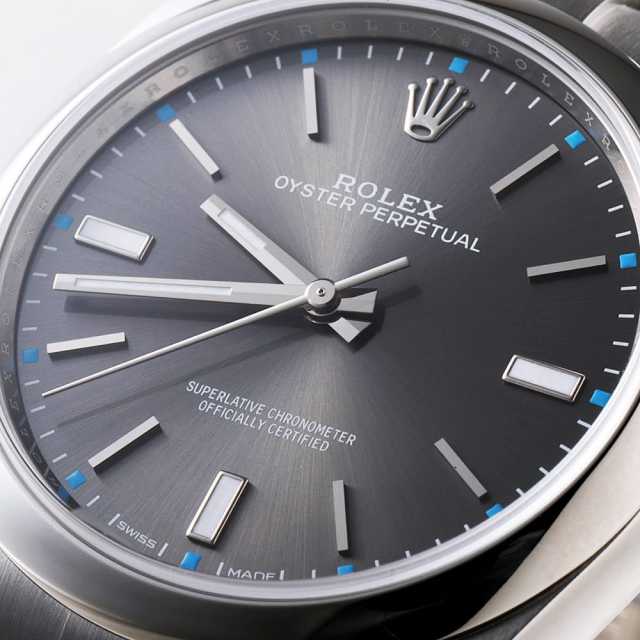 114300 スレート ROLEX（ロレックス）オイスターパーペチュアル 39