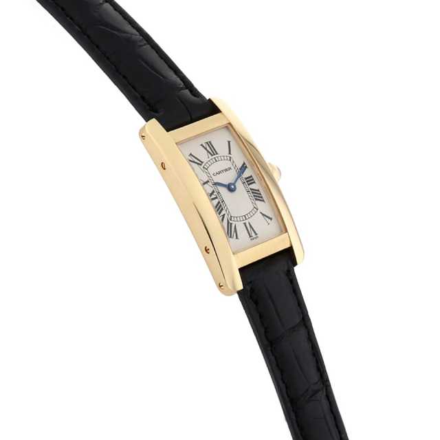カルティエ タンクアメリカン W2601556 レディース 中古