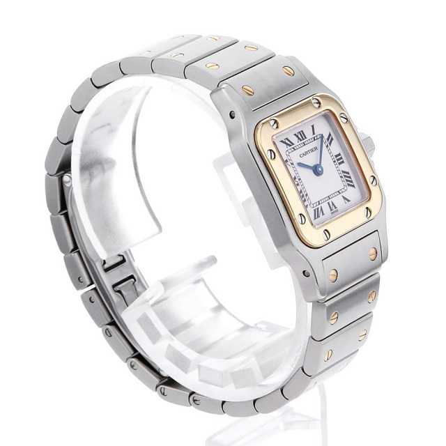 W20012C4 アイボリー Cartier（カルティエ）サントスガルベ SM 中古