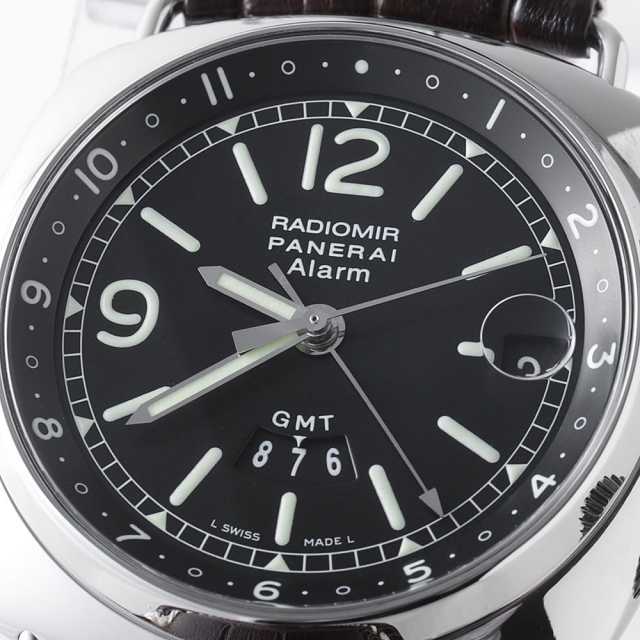 PAM00098 ブラック PANERAI（パネライ）ラジオミール GMTアラーム 中古