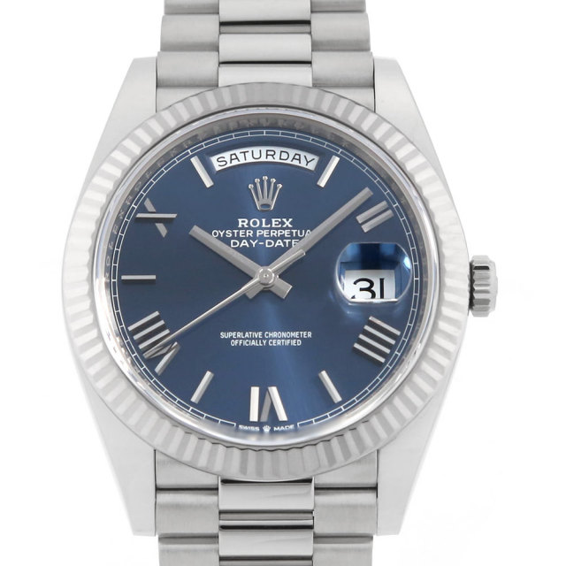 くり出品 228239 ブルー ROLEX（ロレックス）デイデイト40 中古 | 東京
