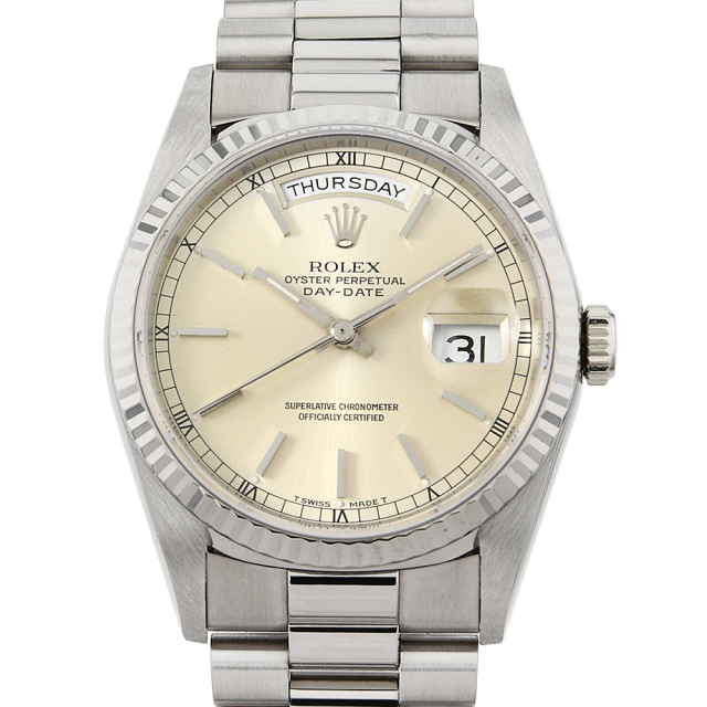 希少　海外販促品 ROLEX ロレックス デイデイト　シルバー　掛け時計 海外販促用 ROLEX ロレックス デイトジャスト大型掛け時計