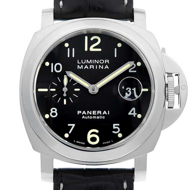 PANERAI LUMINOR ブラック 手巻き時計 美品 パネライ ルミノール PAM00164 ブラック PANERAI（パネライ）ルミノールマリーナ 中古