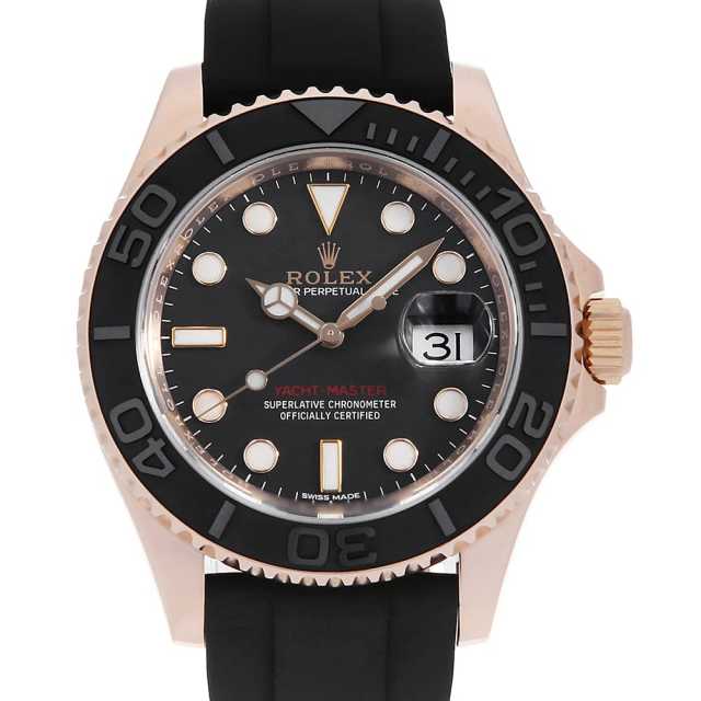安価 116655 ブラック ROLEX（ロレックス）ヨットマスター40 中古 時計