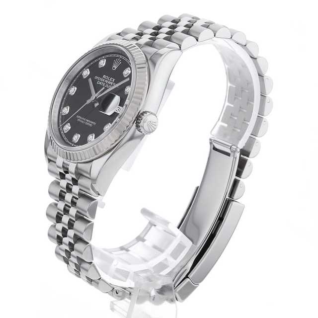 126234G ブラック ROLEX（ロレックス）デイトジャスト36 10P