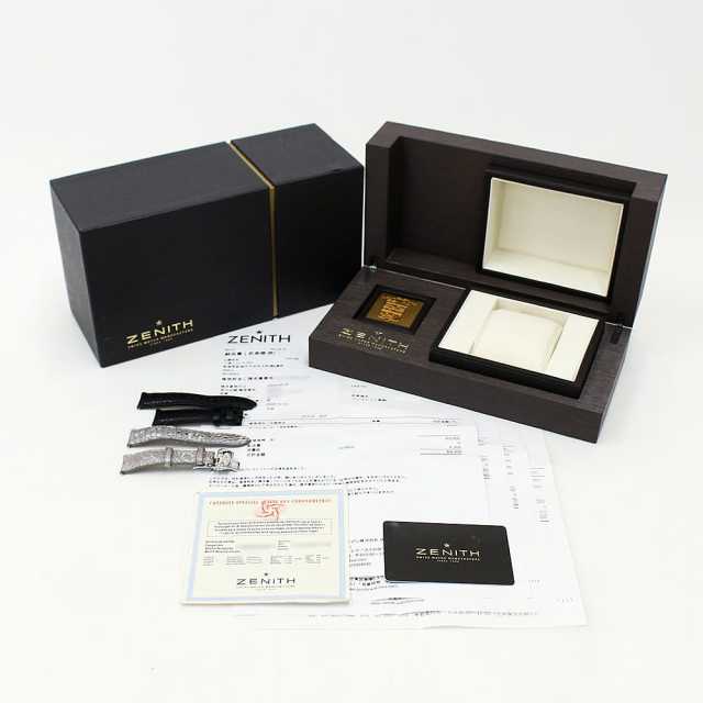 ゼニス クロノマスター 03.1230.4002/31.C577 レディース 中古