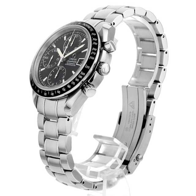 3210.50 ブラック OMEGA（オメガ）スピードマスター デイト 中古