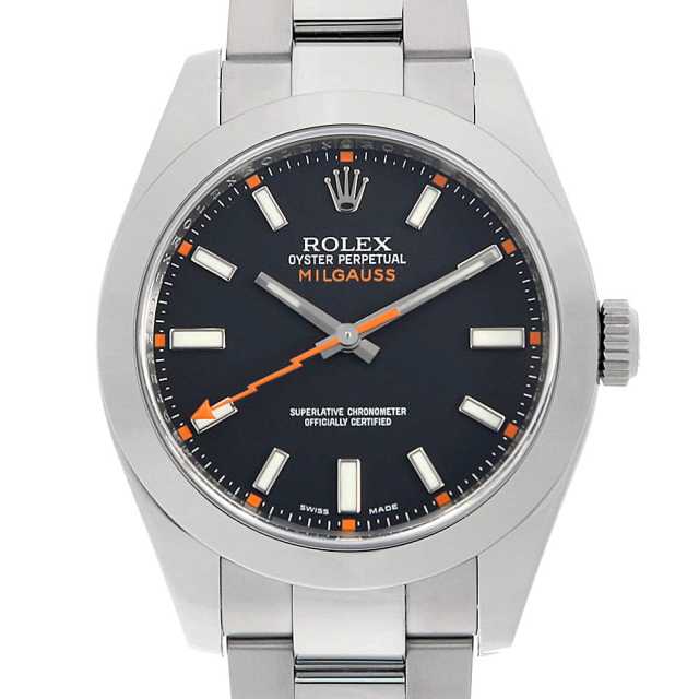 世界の 116400 ブラック ROLEX（ロレックス）ミルガウス 中古 | 東京 時計