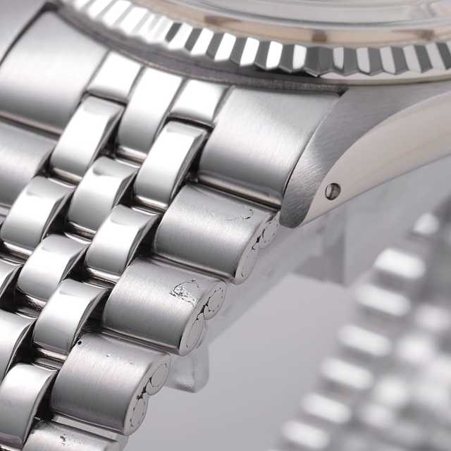 ロレックスデイトジャスト1601の巻ベルトバックル無し正規品 1601 シルバー ROLEX（ロレックス）デイトジャスト アンティーク