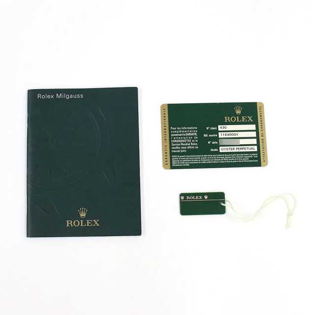 ロレックス ミルガウス 116400GV メンズ 中古