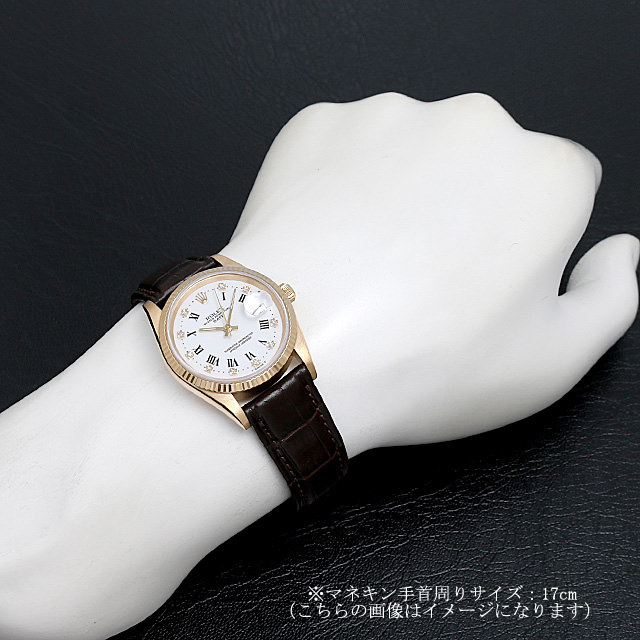 オイスターパーペチュアル デイト 10Pダイヤ 15238G サブ画像３