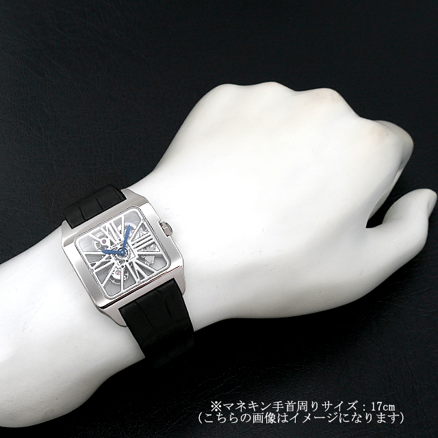 サントスデュモン スケルトンウォッチ XL W2020033 サブ画像４