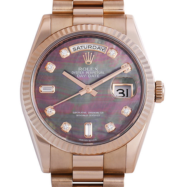118235FNA ROLEX（ロレックス） デイデイト ブラックシェル 中古  