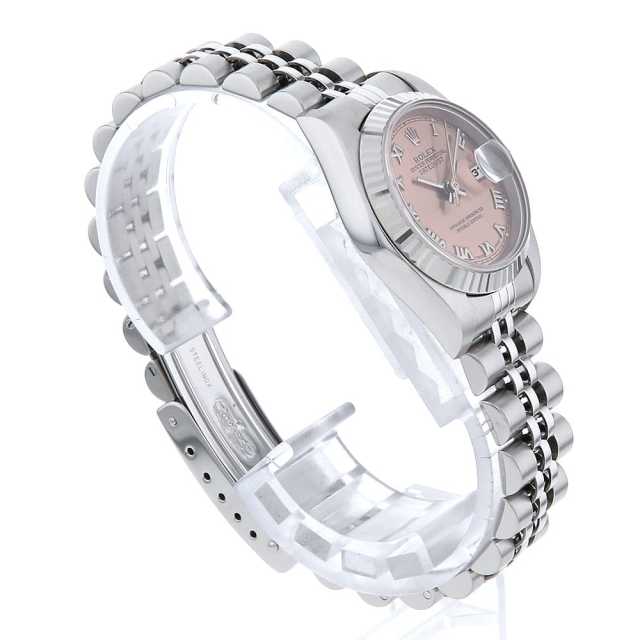ROLEX デイトジャスト レディース 69174 ロレックス デイトジャスト 69174 ピンク レディース 時計