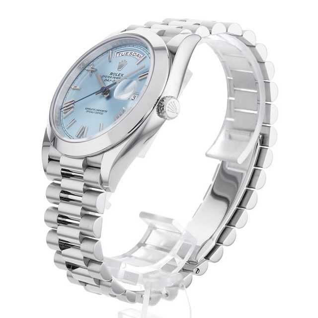 画像 2セット 228206 アイスブルー ROLEX（ロレックス）デイデイト40 中古
