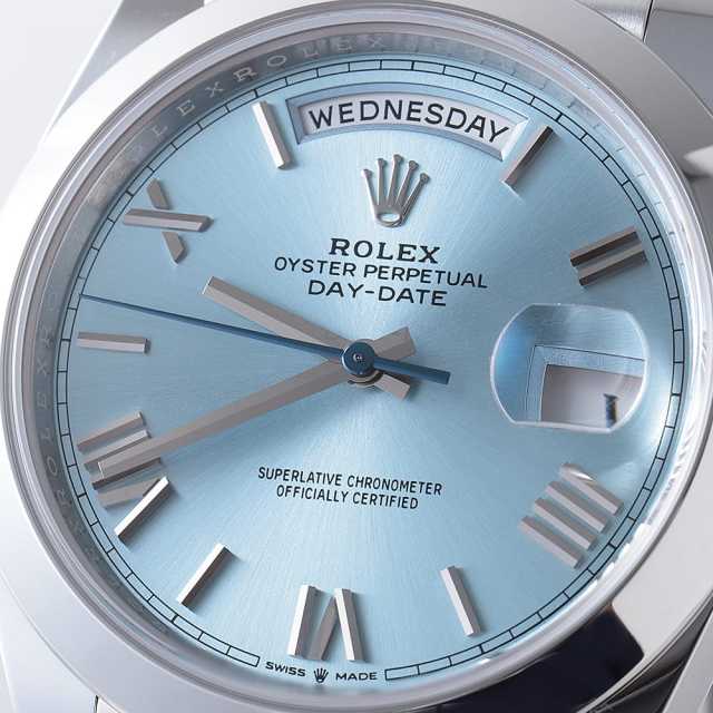 ROLEXロレックスデイトナアイスブルーシルバー自動巻メンズモデル 228206 アイスブルー ROLEX（ロレックス）デイデイト40 中古