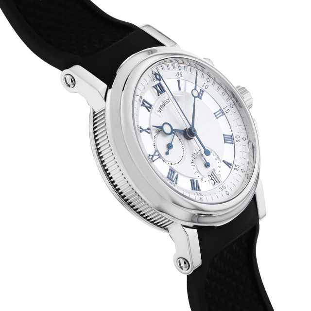 5827BB/12/5ZU シルバー Breguet（ブレゲ）マリーンII クロノ