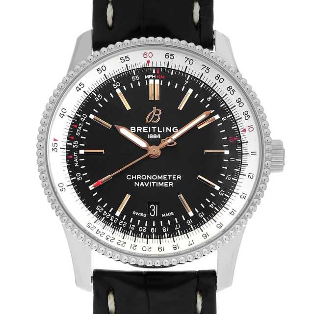 ブライトリング BREITLING A17326 ナビタイマー41 メンズ美品 A17326211B1P1(A17326) ブラック BREITLING（ブライトリング