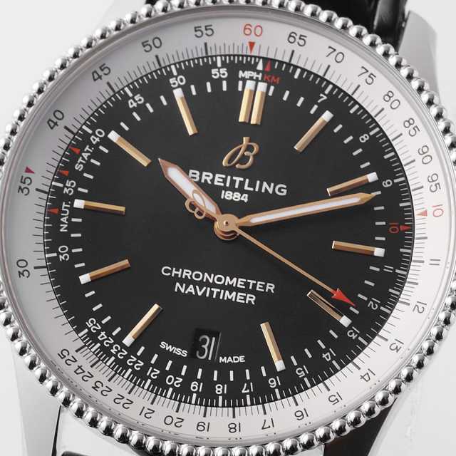 ブライトリング BREITLING A17326 ナビタイマー41 メンズ美品 新品)BREITLING ブライトリング ナビタイマー オートマティック