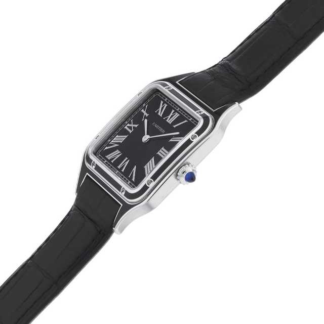 WSSA0046 ブラック Cartier（カルティエ）サントス デュモン LM 中古