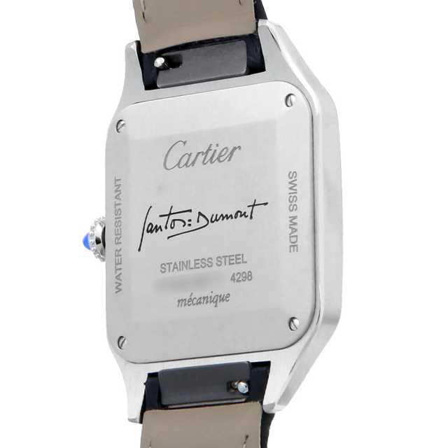 WSSA0046 ブラック Cartier（カルティエ）サントス デュモン LM 中古